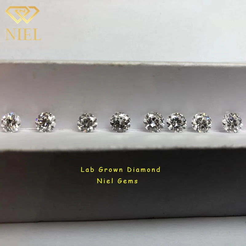 Loose hpht diamonds niel prices round 1 carat 2 ct created certified excellent cvd hthp lab grown diamond
