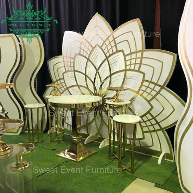 decorative wedding ceremony used acrylic event backdrop display stand