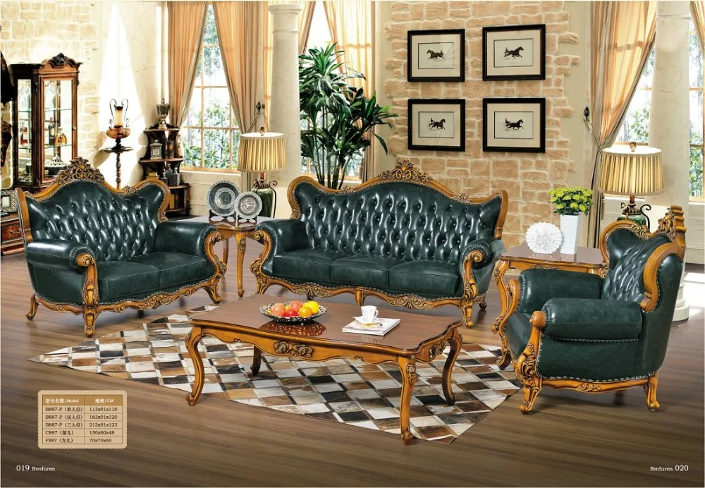 Us 2750 0 2019 Sectional Sofa Chaise Offer European Style Set No Bean Bag Chair Bolsa Muebles Luxurious Aviator Antique Italian Leather In Living