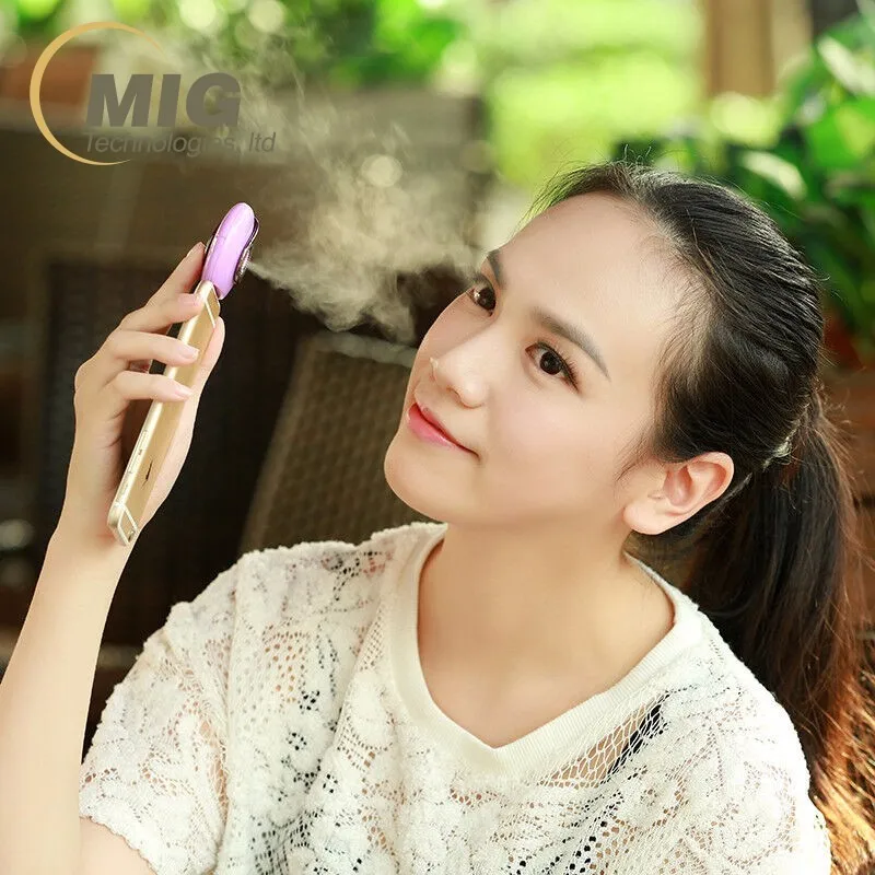 Cell Phone Beauty portable Humidifier Water Mist Spray Diffuser for iPhone for android Micro USB Mobile accessories