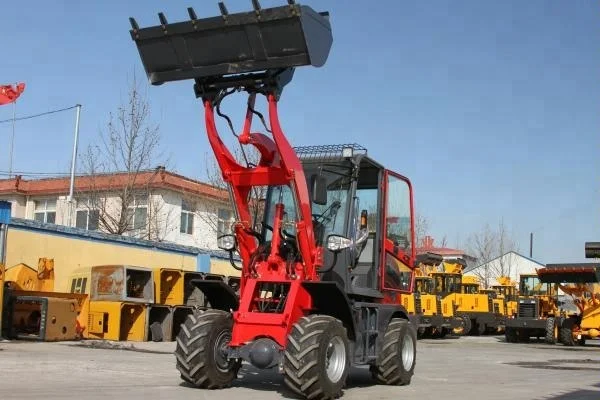 China ZL08 mini articulation frontal shovel tractor small hoflader loader for garden use