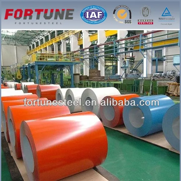 предварительно окрашенного катушки оцинкованной стали