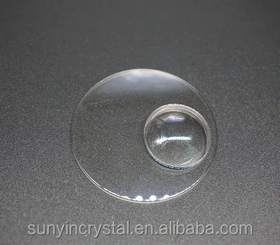 High Hardness Transparent Sapphire Crystal Watch Cover Glass With magnifying glass