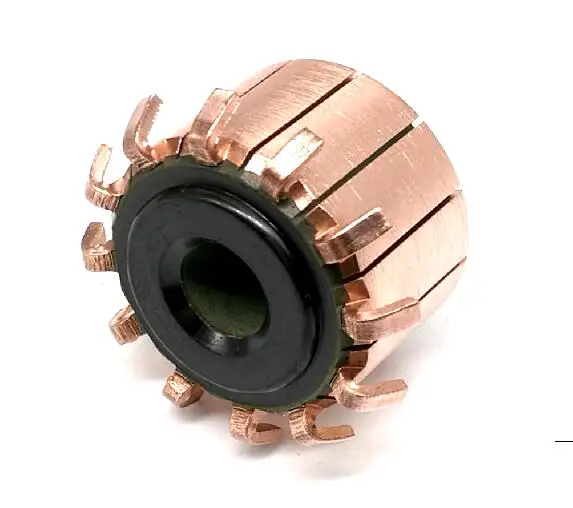 Od24,5 * id 10 * H18.5-12 сегменты крючка тип для стеклоочистителя вентилятор воздуходувка двигатель коммутатор якорь, высокое качество и бесплатные образцы