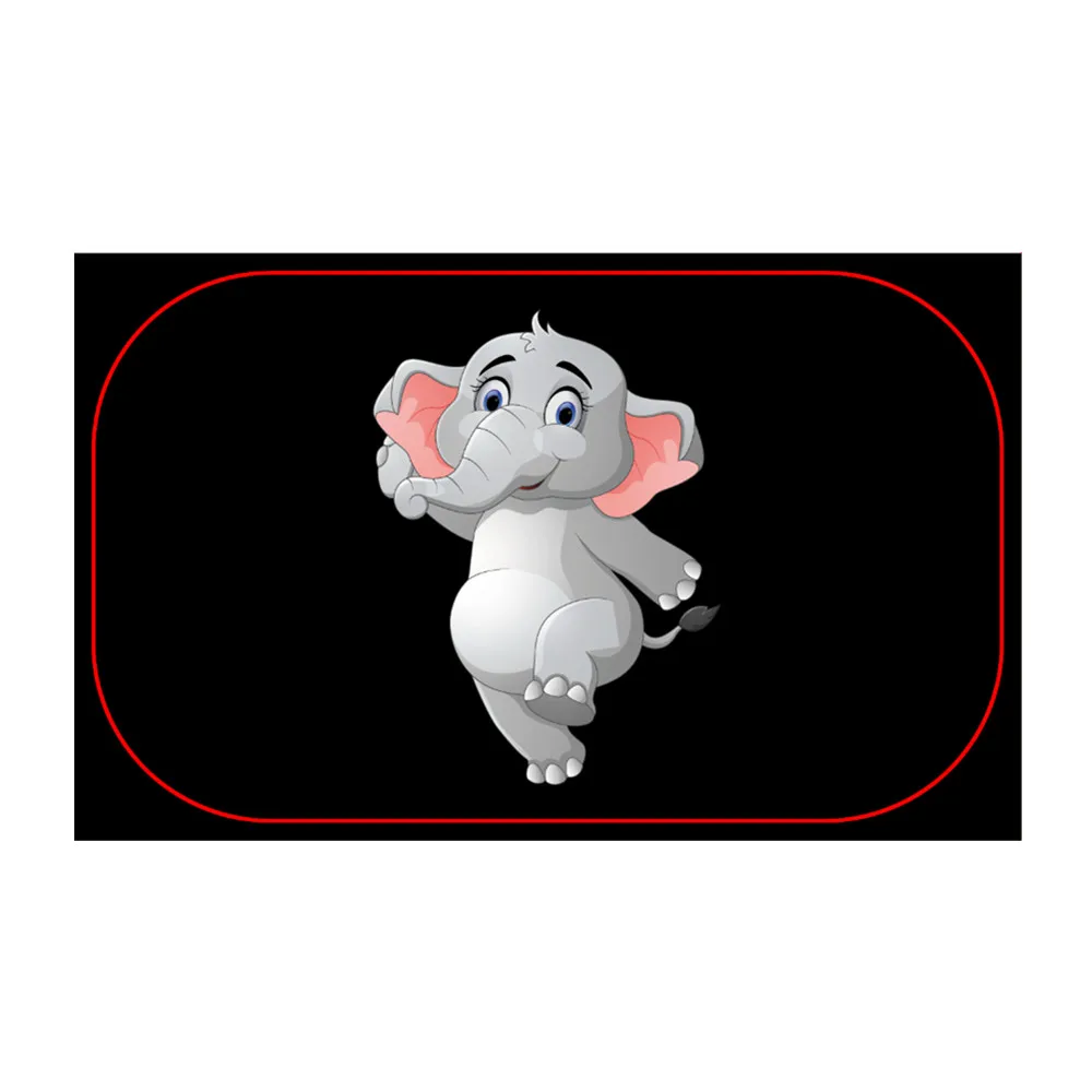 UV Protection Baby Car Sun Shade   Self-Adhesive Sun Shades for Children with Cute Animal Designs