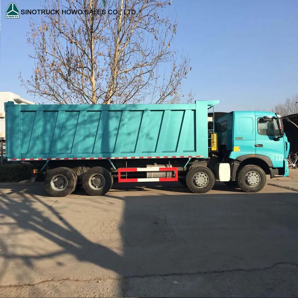 China Sinotruk Howo 8x4 12 Wheeler Front Lifting Dump Tipper Truck For Sale