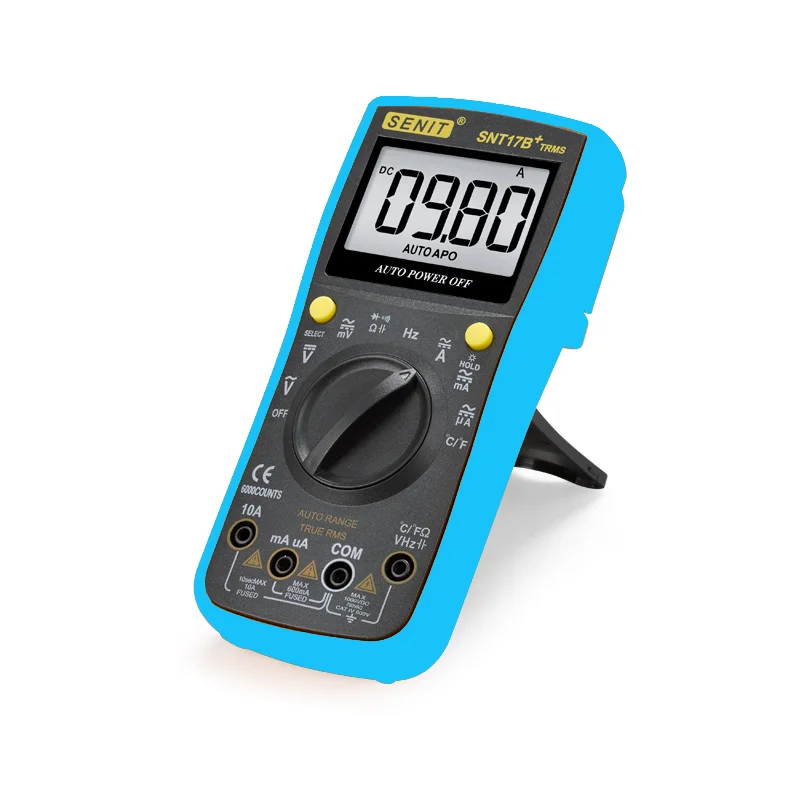 
SNT17B+ Auto Range Digital Multimeter 6000 Counts AC / DC Measurement Tool 