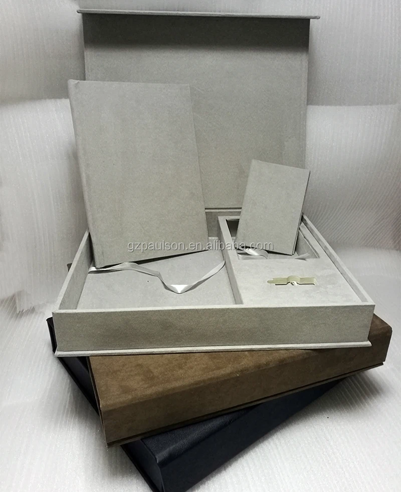 A4 + A6 album cover +box(with usb hole)