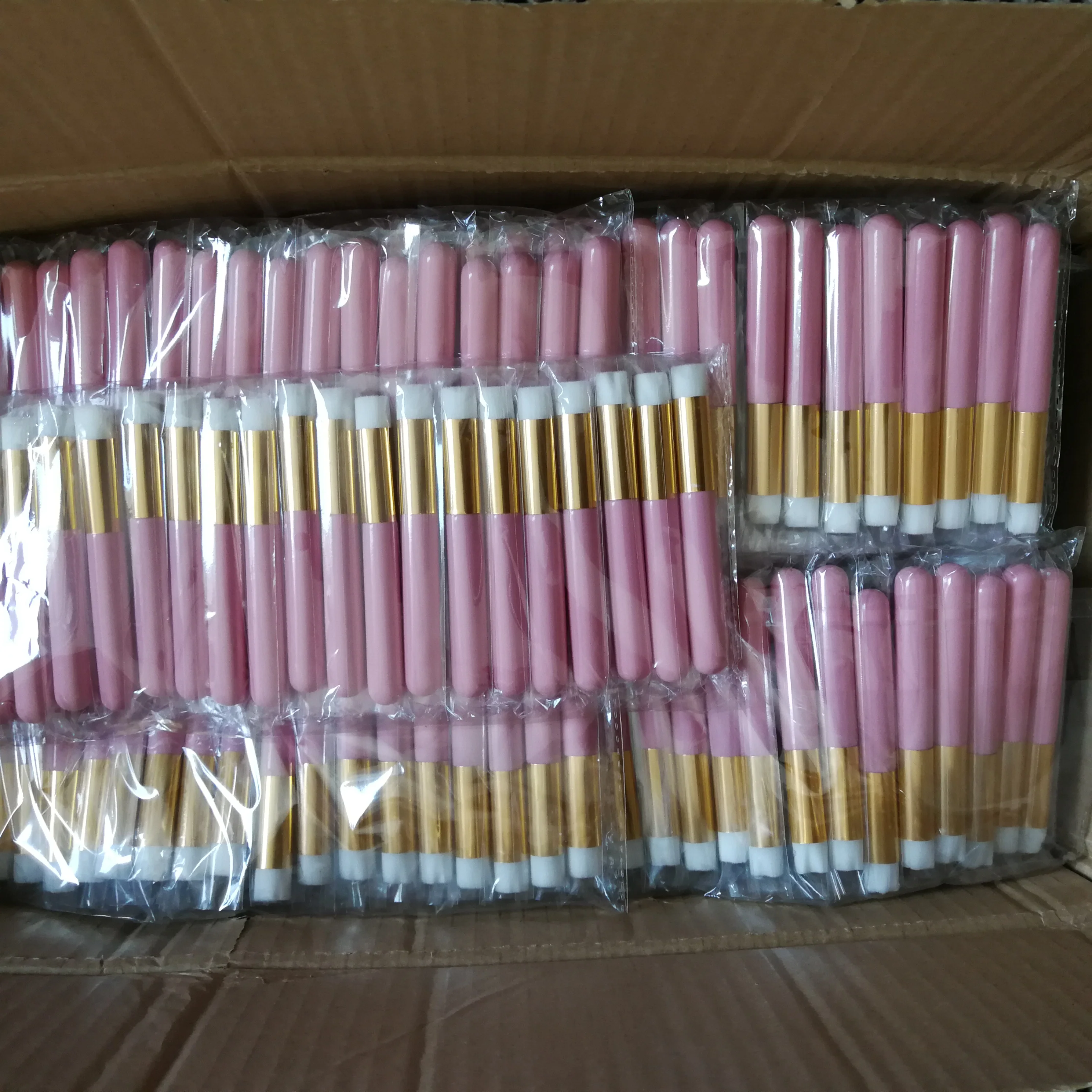 Eye Lash Extensions Foam Cleanser Shampoo Pink Eyelash Cleaning Brushes head make up set