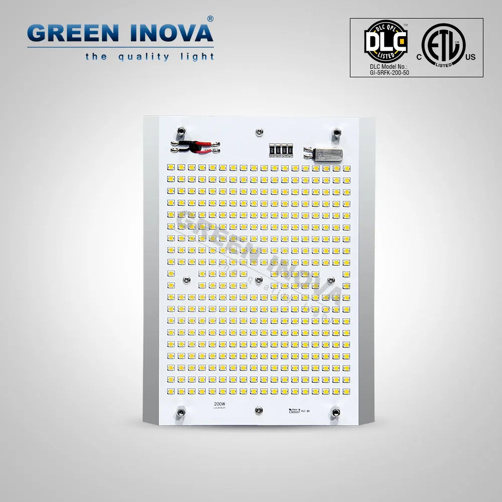 DLC Premium 100000 hours lifespan slim LED shoe box Light for parking lot retrofit kit