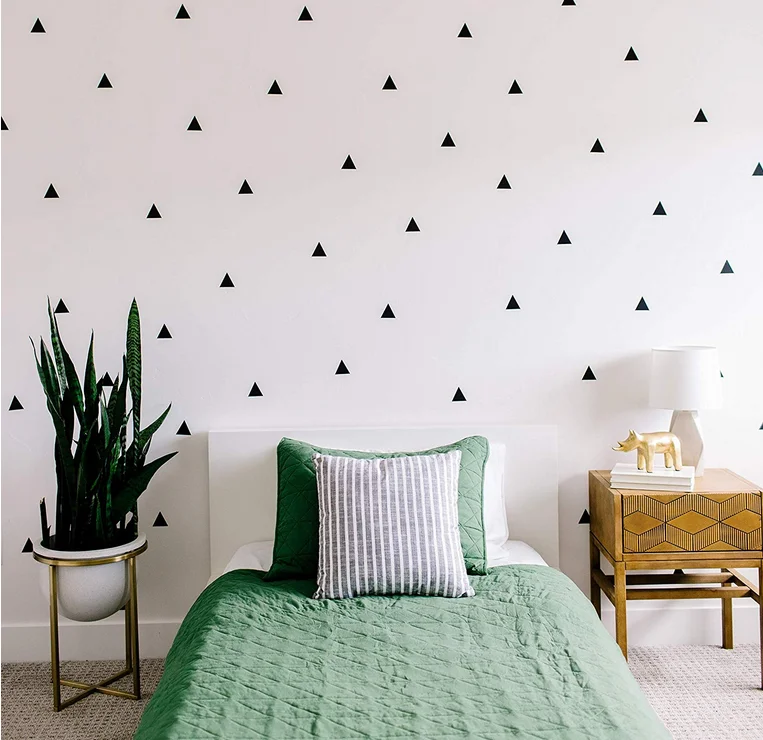 Removable Triangle Wall Decal - Triangle Vinyl Wall Stickers