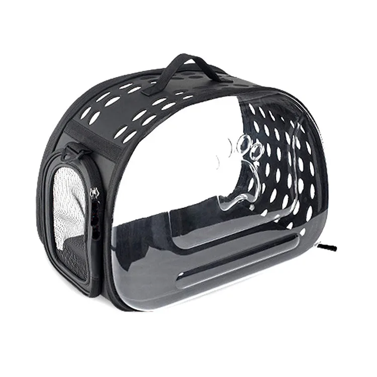 Transparent Pet Carrier Travel Bag for Small Dogs and Cats, Foldable Pet Travel Kennel Portable Pet Carry Handbag
