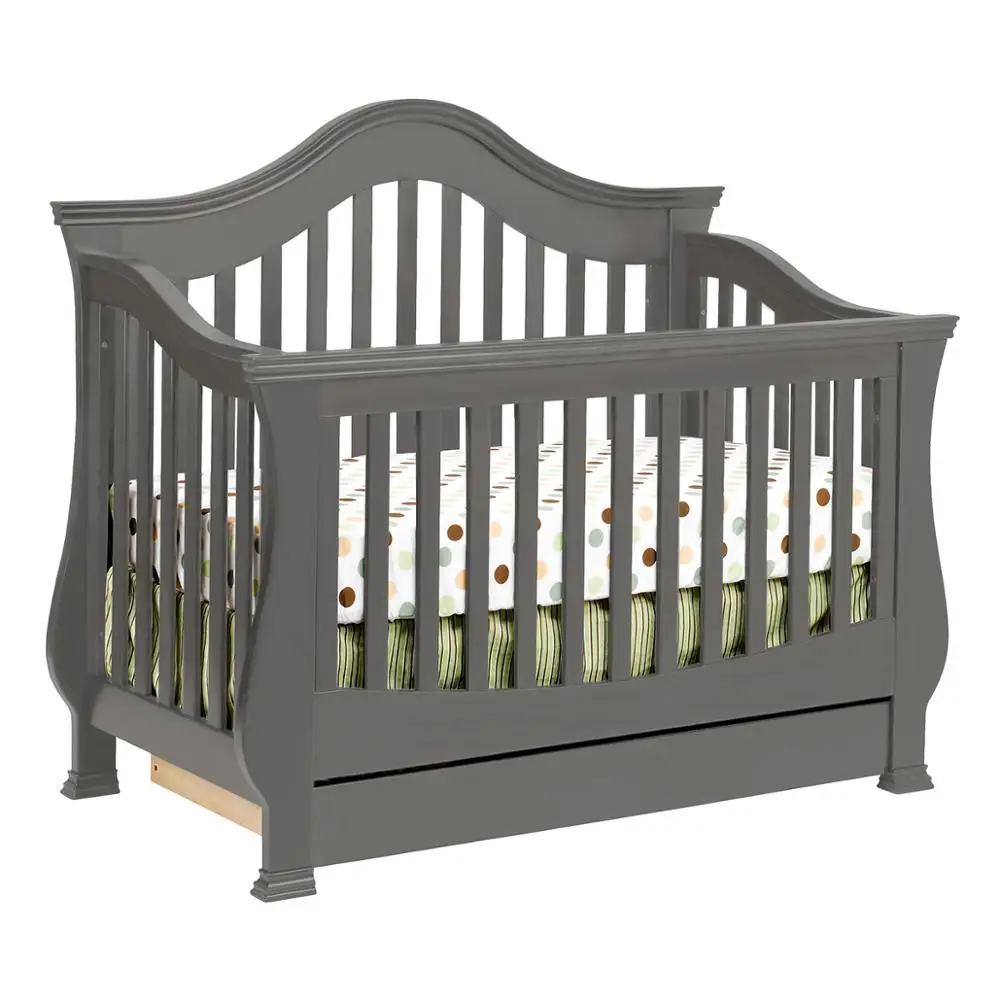 MOOB brand hot sale in USA pine wood high quality wooden baby crib