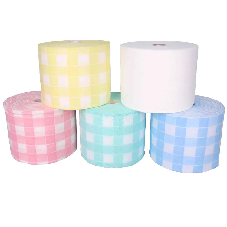 wholesale wavyline 70% polyester 30% viscose fabric kitchen cleaning cloths wipe