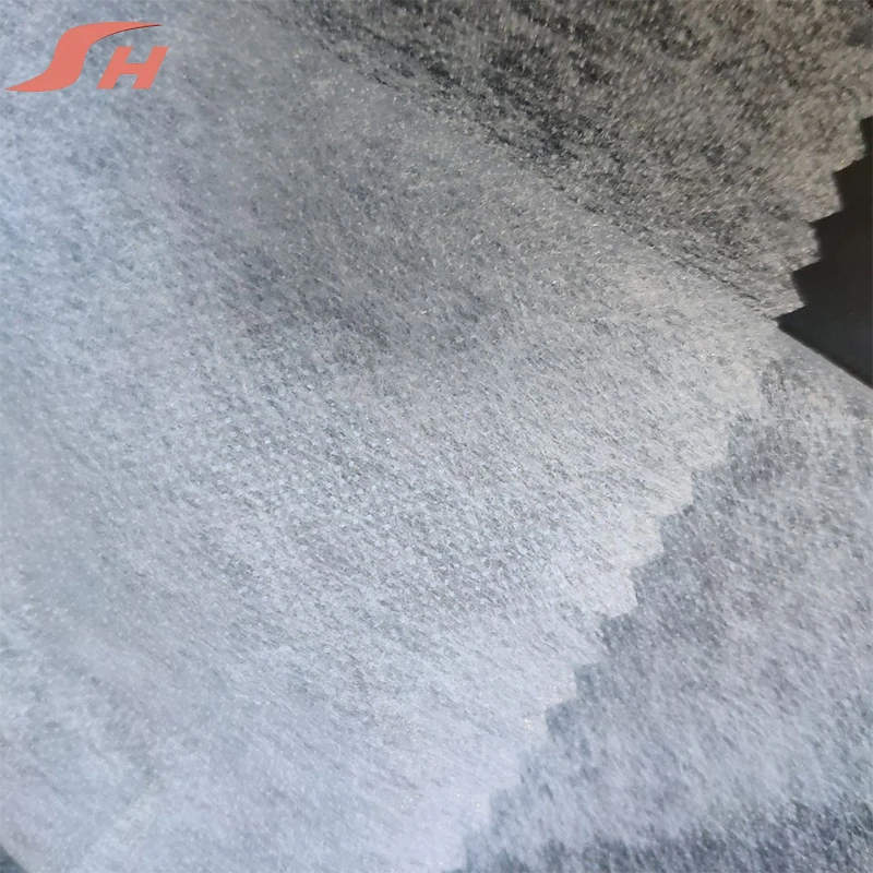 
Factory direct sale polyester/nylon fabric fusing nonwoven interlining 