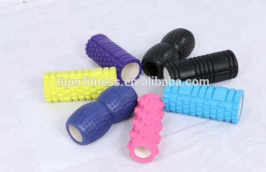 vibrating foam roller High Density EVA Hollow Fitness vibrating rollers Kit Massage