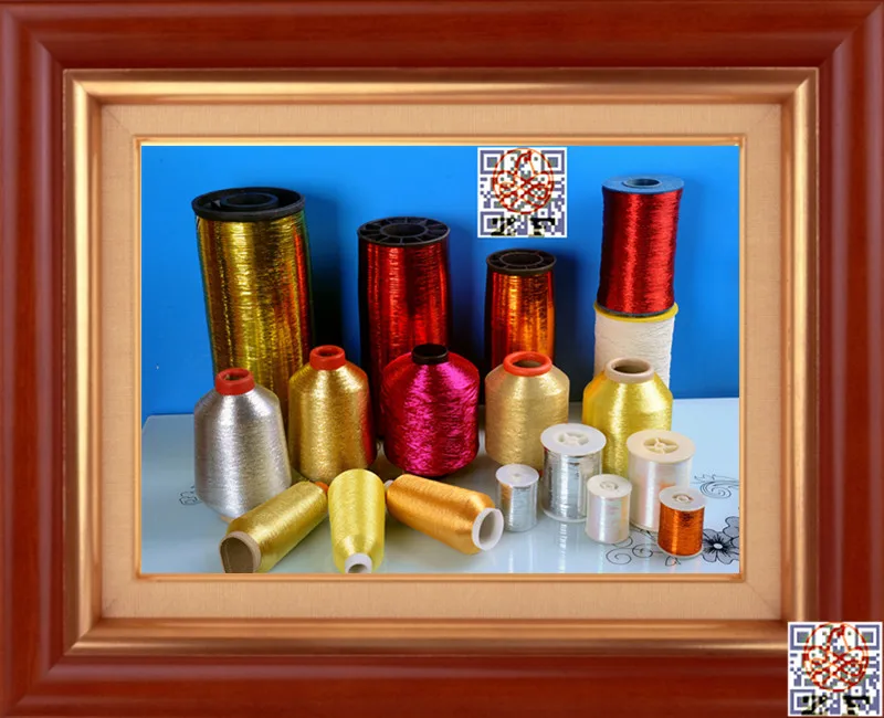 
JAPANESS MATERIAL MADE IN CHINA METALLIC THREAD TWISTED POLYESTER YARN METALIZED YARN LUREX GLITTER YARN 