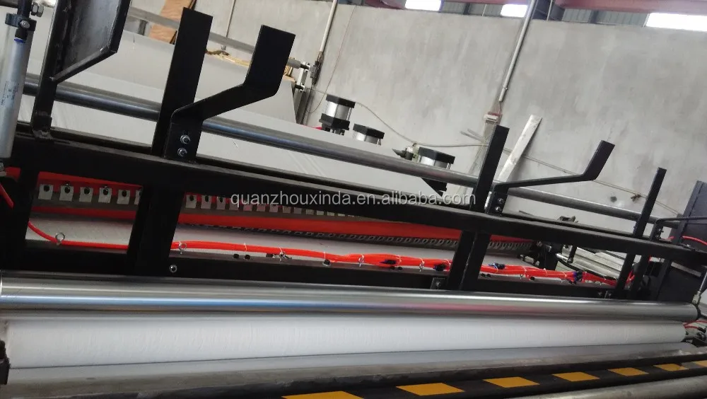 Automatic embossing perforated rewinding washroom toilet paper roll machine