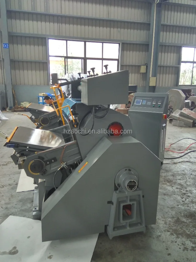 Semi-Automatic Die cutting and Hot stamping machine for Leather Cover Paper Board