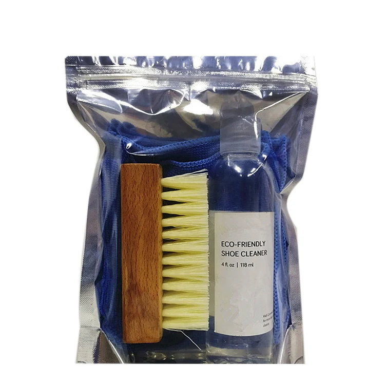 Wholesale Natural Sports Shoes Suede Sneaker Cleaner Care Brush Kit Liquid