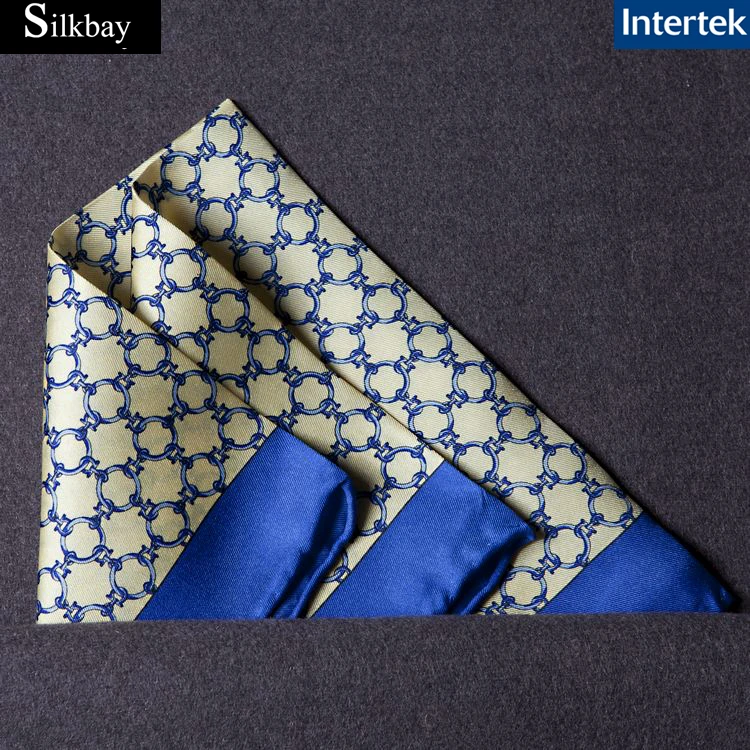 
14mm silk twill pocket square scarf for men 