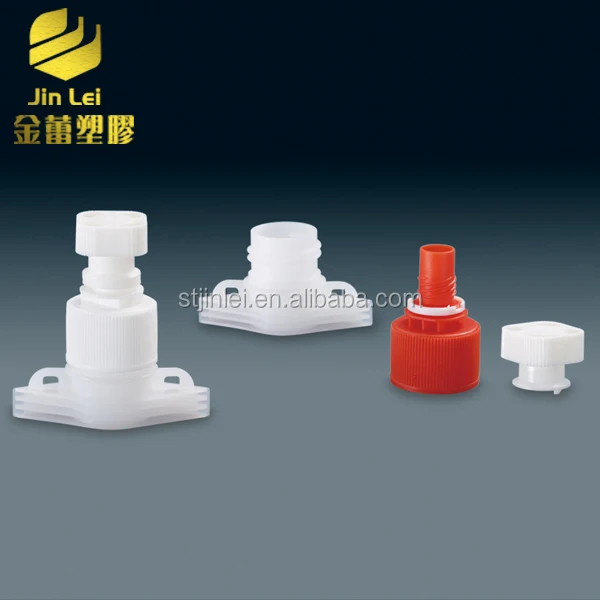 flexible plastic spout with silica gel stopper