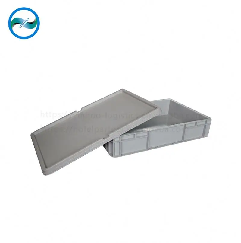 High quality EU4611 Euro standard plastic container/PP box 600*400*120 mm for warehouse