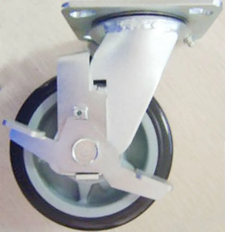 100mm свет и тяжелых рицинуса с полипропилен пвх полиамид нейлон пу пом колес