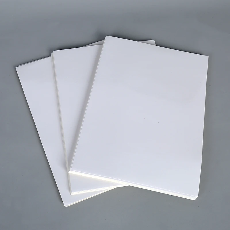 A4 size self-adhesive blank paper sticker for private mark by inkjet,offset,laser printing