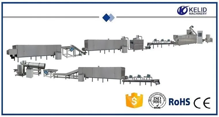 Automatic type breakfast cereal corn flakes maker corn flake machine breakfast processing equipment (8)