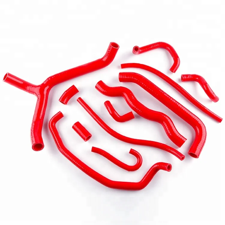 Red for VFR800 VFR 800 FI VTEC 02-08 Silicone Radiator Coolant Hose