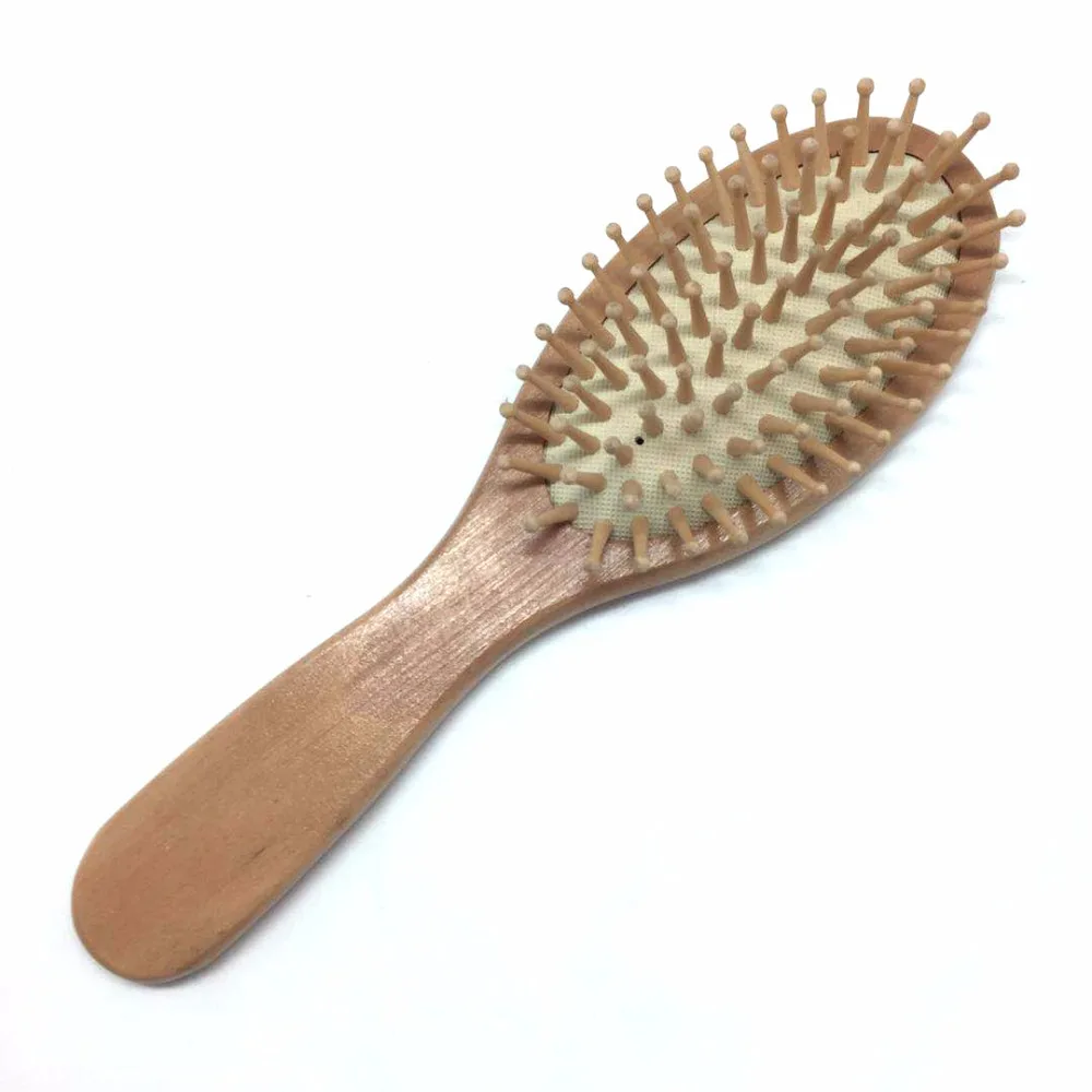 Osaki Brand Massage Paddle Brush Hair Straightening Brush Cushion Wooden Hair Brush