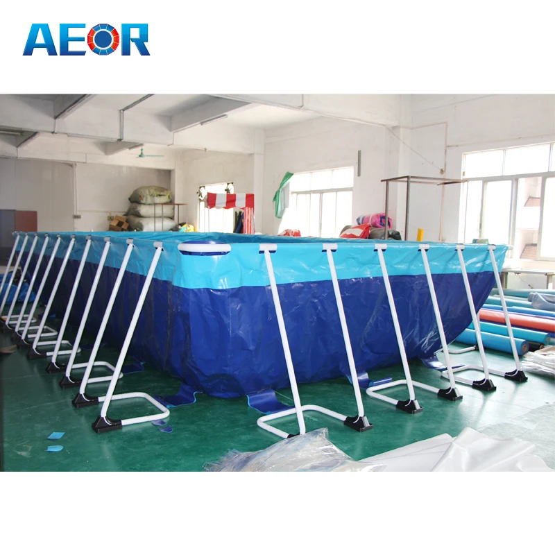 Портативный Прямоугольный надземный бассейн/наземный бассейн/бассейн для семьи