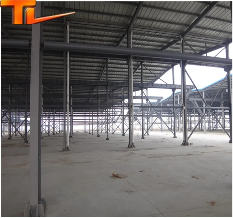 Prefab house Steel structure building frame steel structure shed