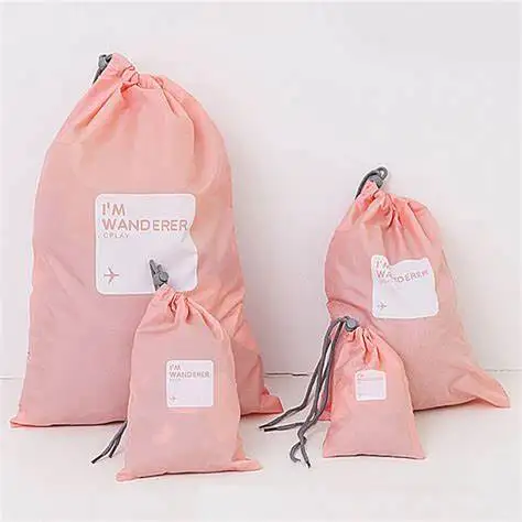 OEM завод оптом пользовательский пылезащитный рекламный дорожный мешок для мытья обуви одежды водонепроницаемый полиэфирный мешок для хранения на шнурке