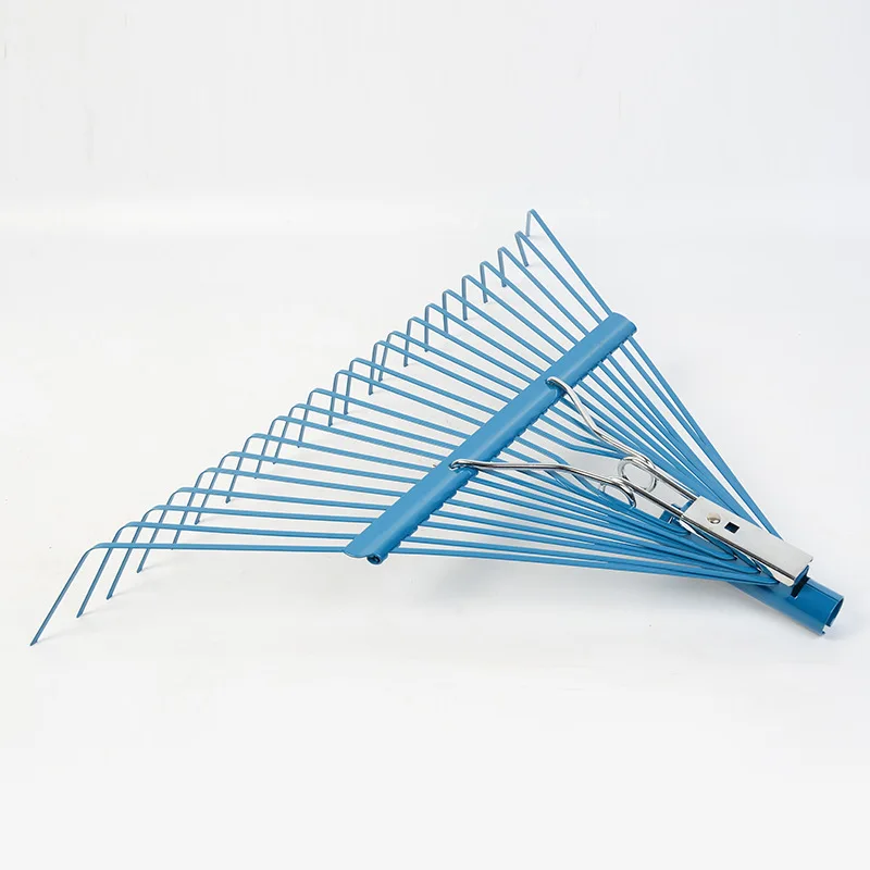
Wholesale spring garden tool 24 teeth tines Plants Carbon steel Lawns Yards roof Garden Leaf Rake heads 