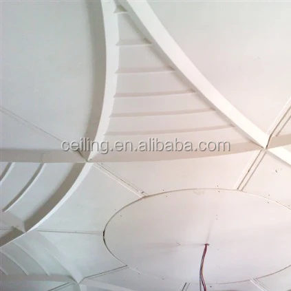 Высокопрочная художественная потолочная плитка GRG, изделия для украшения интерьера, сделанные в Гуанчжоу