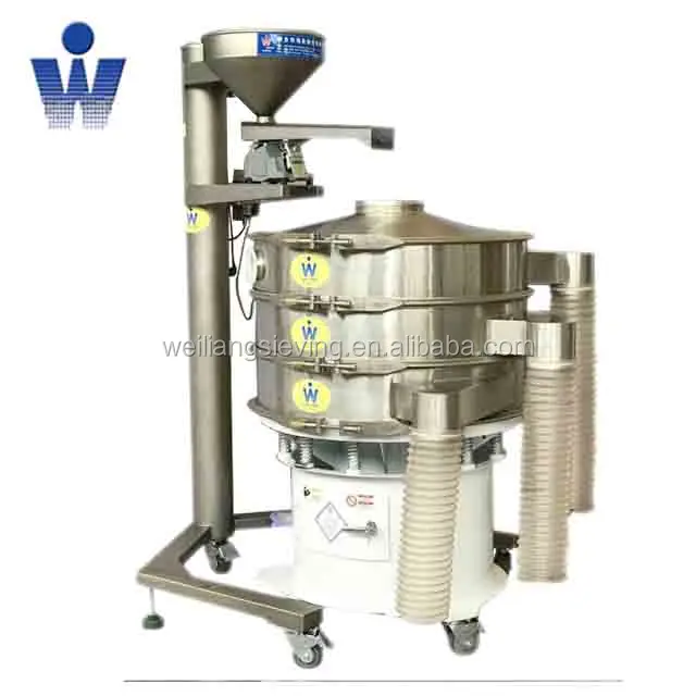 Telsonic Artech ultrasonic circular vibrating screen separator machine