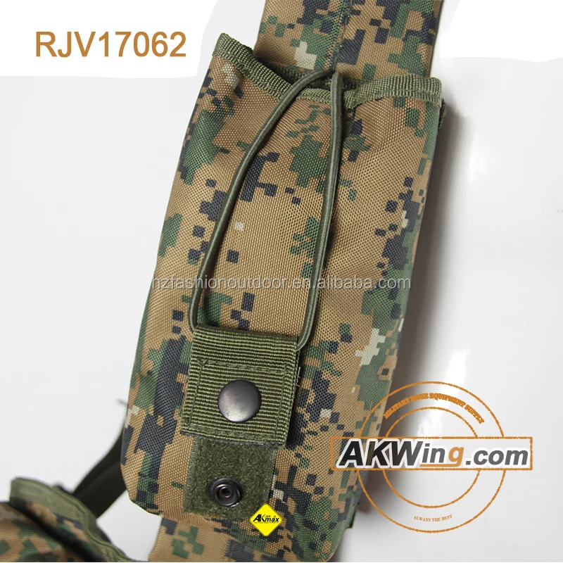 ak 47 magazine pouch Military Magazine Bandolier tactical vest Rugged 6-Mag Reload chest rig