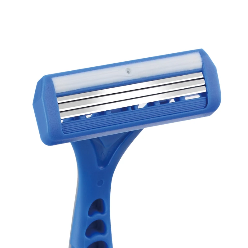 Factory Supply Wholesale Three Blades Manual Disposable Rubber Razor