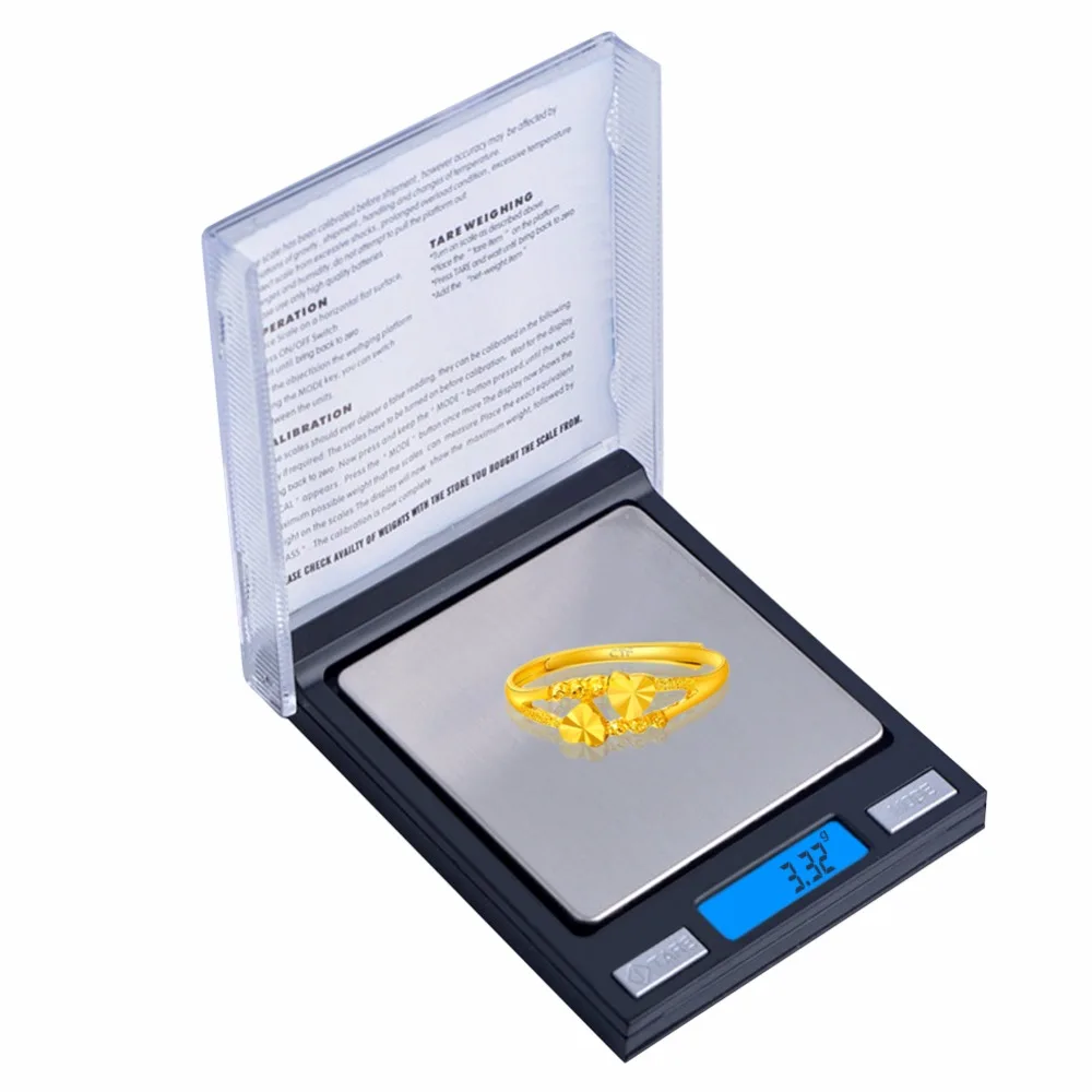 100g / 0.01g electronic pocket small CD box jewelry scale electronic weighting 0.01/100g digital scales