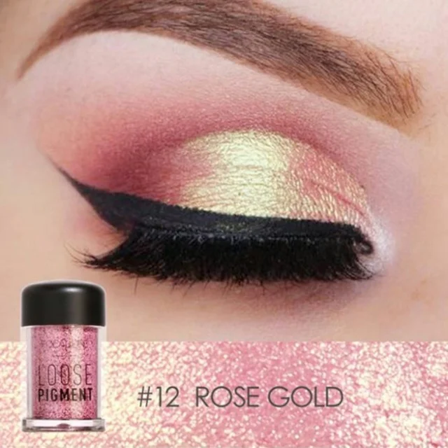 Eyeshadow loose pigment loose glitter eyeshadow pigment rose gold pigment