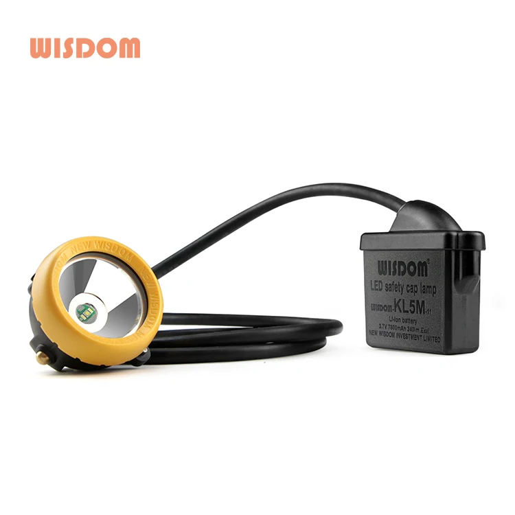 WISDOM KL5M led rechargeable cap lamps with stong water proof and explosion proof