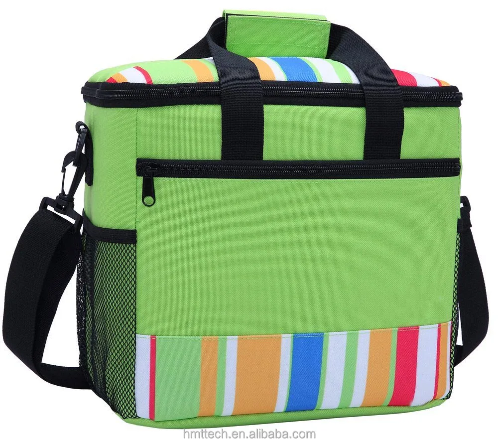 Hot Promotional Fashion 24-can Large Capacity Lunch Soft Tote  Liner Insulated Cooler Insulated Lunch  Picnic Bag