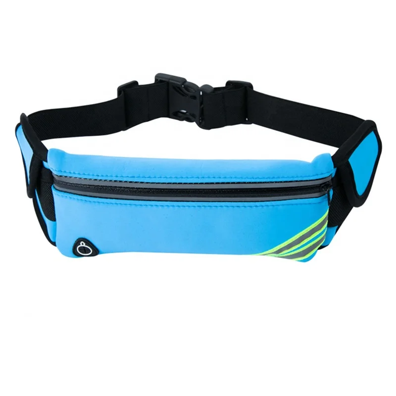 Running Belt Waist Bag With Water Bottles Best Fitness Gear Reflective Waist Pack Phone Holder for Running Hiking , Cycling