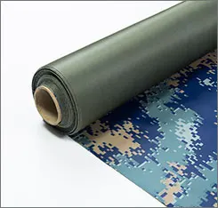 Waterproof PVC Knitted Fabric Desert Digital Camouflage Pattern Raincoat Fabric