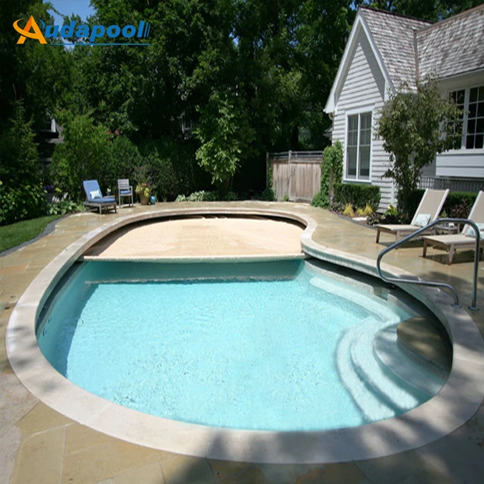 Factory supply motorized swimming pool cover Outdoor Pool Cover PVC Coated Tarpaulin/Tarp