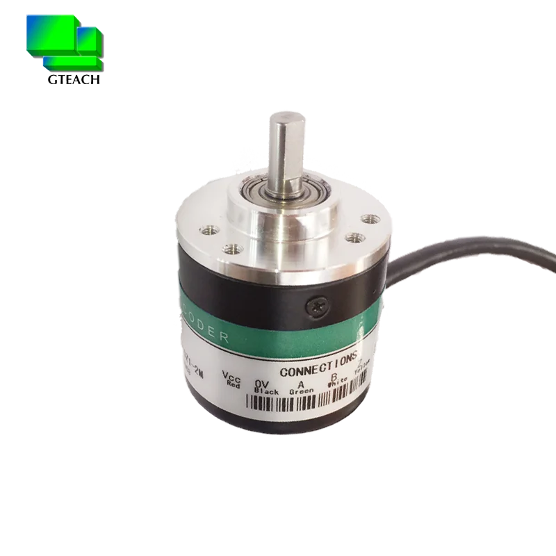 6mm shaft GTS06-OP-RAG600Z1-2M rotary encoder 600 pulses ABZ signals cheap price encoder manufacturer in China