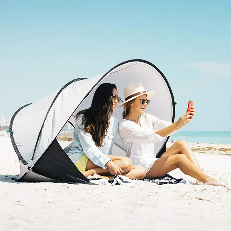 Portable Pop Up Cabana Beach Tent and Sun Shelter