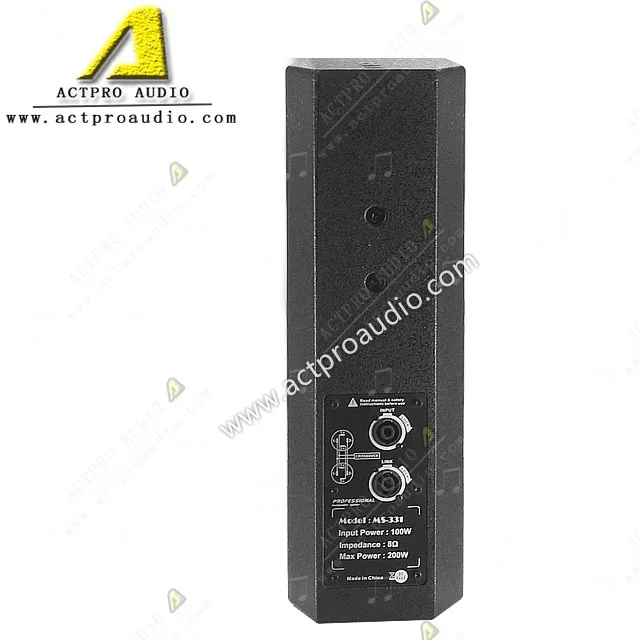 ACTPRO  CS34 active column speaker mini portable full  range loudspeaker church stage professional sound system